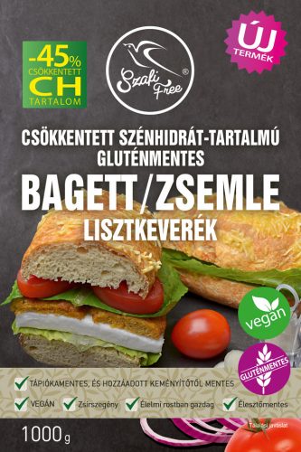 Szafi Free csökkentett szénhidrát-tartalmú bagett/zsemle lisztkeverék 1000 g